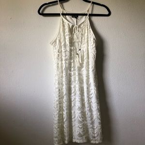 White lacy dress